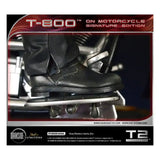 Terminator 2 Statue T-800 On Motorcycle Limited Signature Edition Exclusive 70 cm - Smalltinytoystore