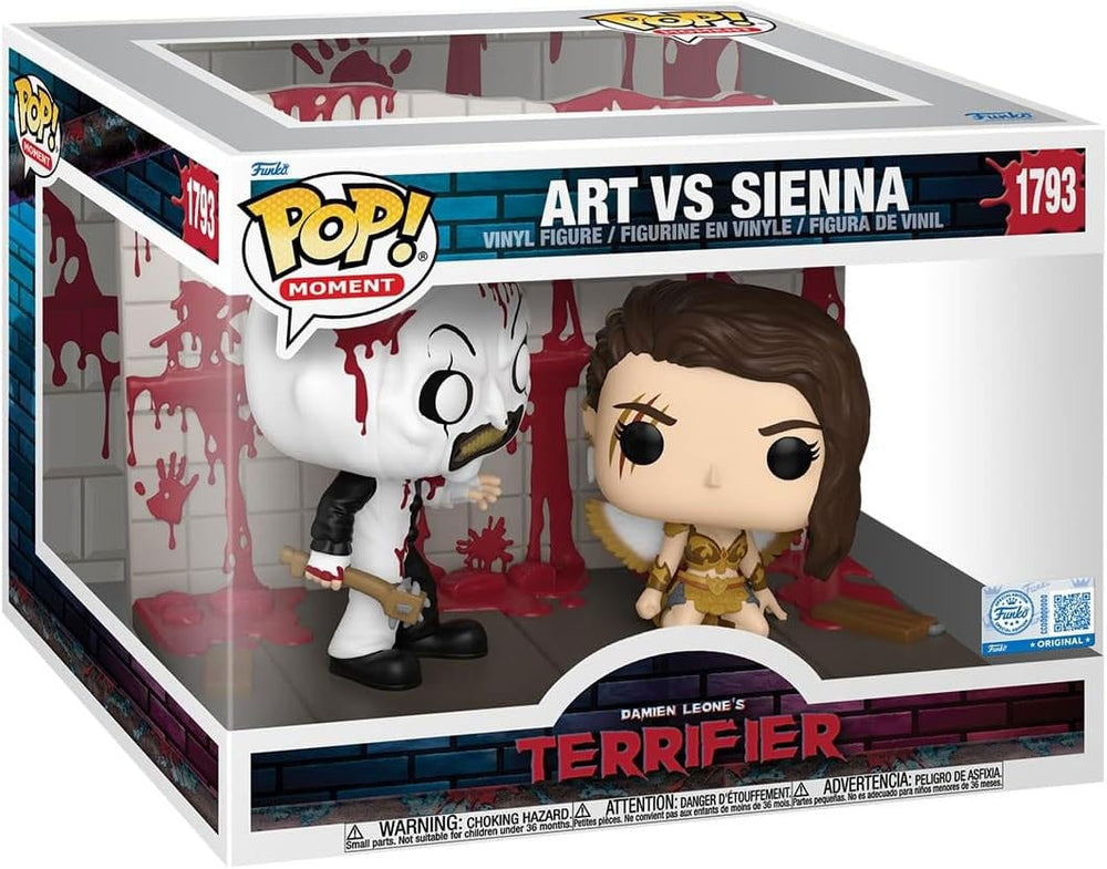 Terrifier 2 POP Moments Vinyl Figuren Art vs Sienna 9 cm - Smalltinytoystore