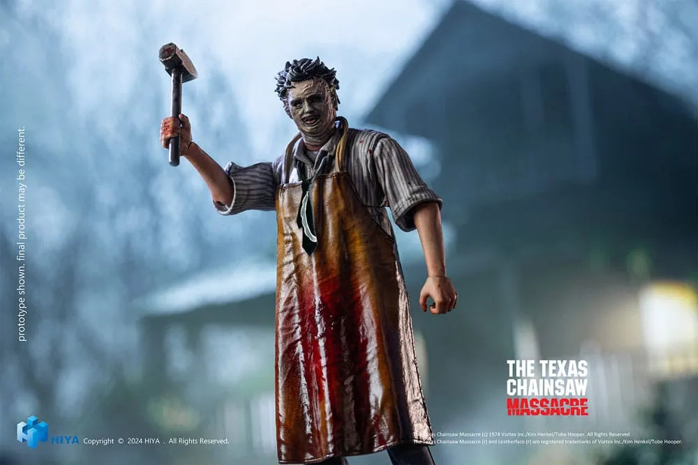 Texas Chainsaw Massacre (1974) Exquisite Mini Actionfigur 1/18 LeatherFace - Killing Mask 11 cm - Smalltinytoystore