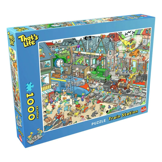 That´s Life Bix Box Puzzle Train Station (1000 Teile) - Smalltinytoystore