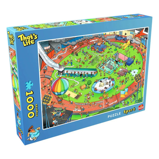 That´s Life Bix Box Puzzle TV Sports (1000 Teile) - Smalltinytoystore