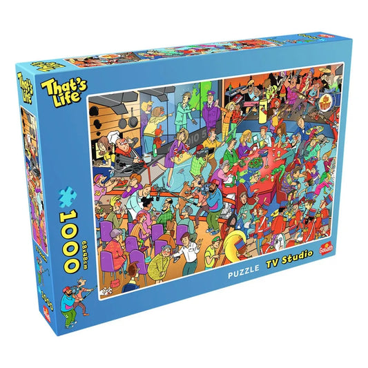 That´s Life Bix Box Puzzle TV Studio (1000 Teile) - Smalltinytoystore