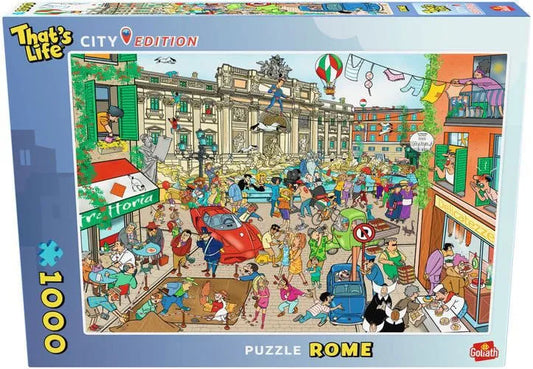 That´s Life City Edition Puzzle Rome (1000 Teile) - Smalltinytoystore