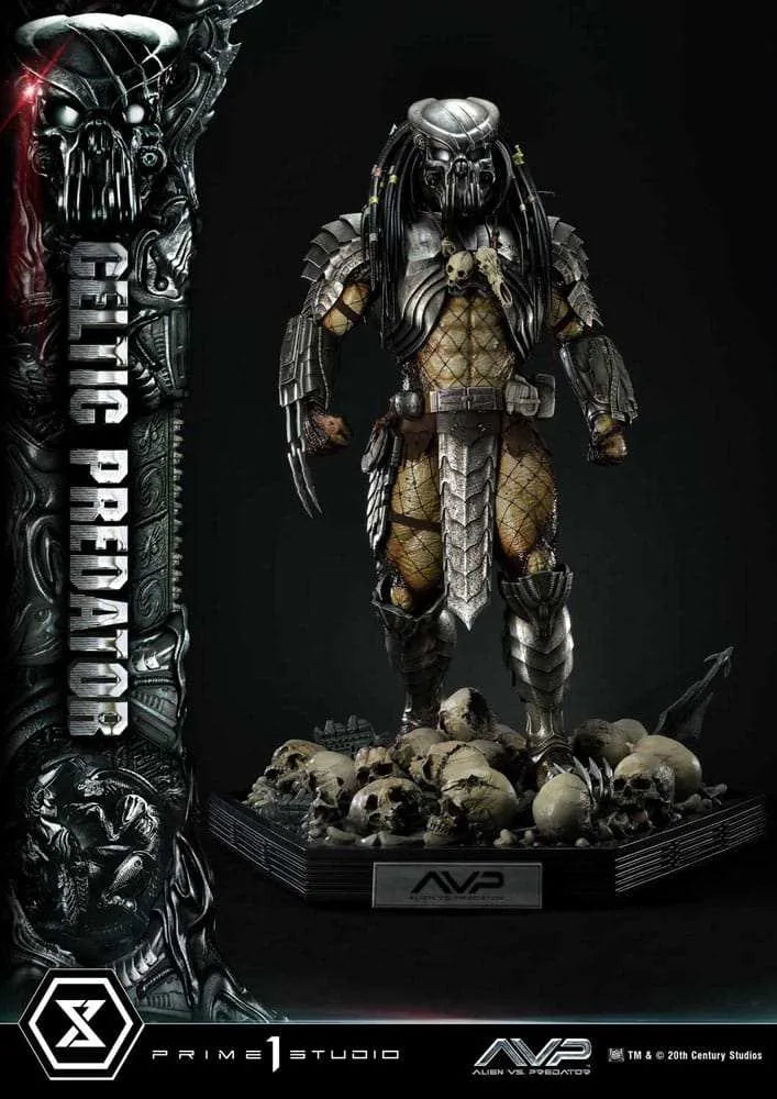 The Alien vs. Predator Museum Masterline Series Statue 1/3 Celtic Predator Bonus Ver. 95 cm - Smalltinytoystore
