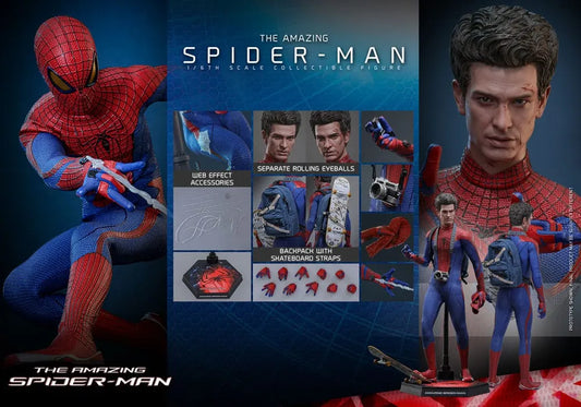 The Amazing Spider-Man Movie Masterpiece Actionfigur 1/6 Spider-Man HOT TOYS - Smalltinytoystore