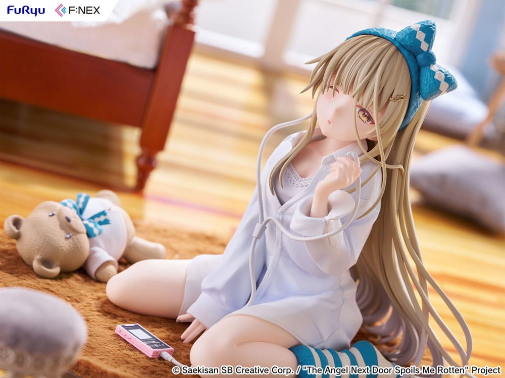 The Angel Next Door Spoils Me Rotten F:Nex PVC Statue 1/7 Mahiru Shiina Relax Ver. 14 cm - Smalltinytoystore