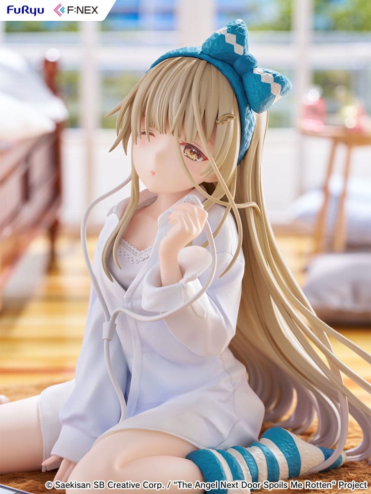 The Angel Next Door Spoils Me Rotten F:Nex PVC Statue 1/7 Mahiru Shiina Relax Ver. 14 cm - Smalltinytoystore
