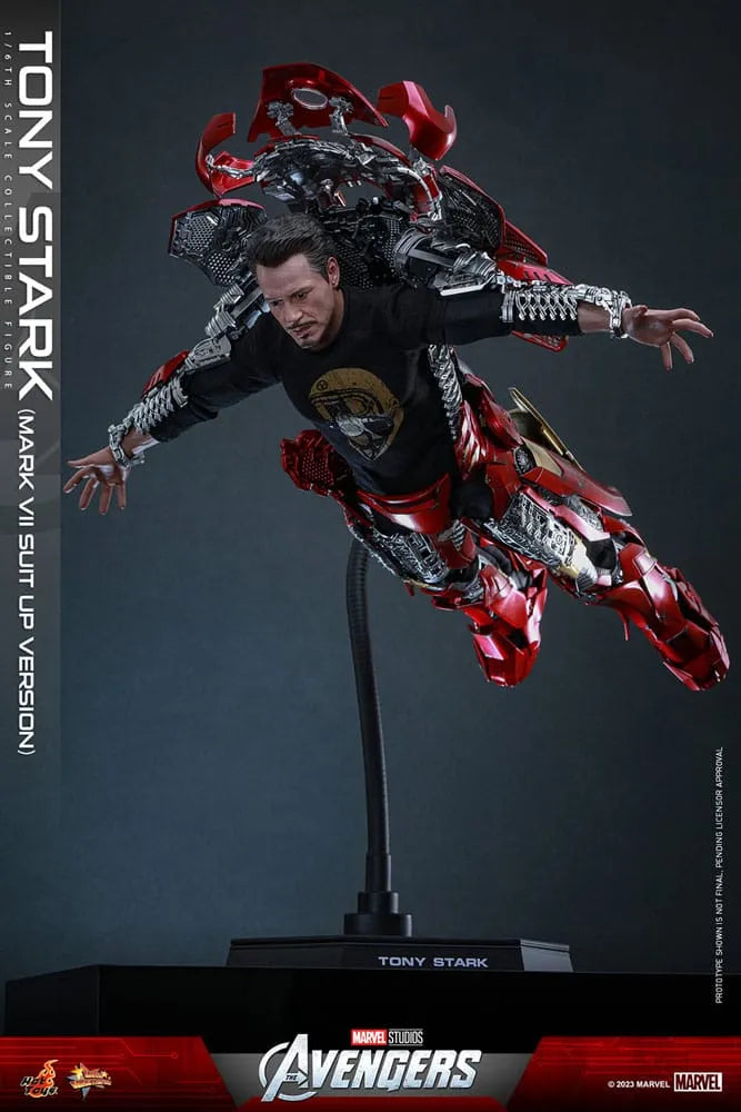 The Avengers Movie Masterpiece Actionfigur 1/6 Tony Stark (Mark VII Suit-Up Version) 31 cm - Smalltinytoystore