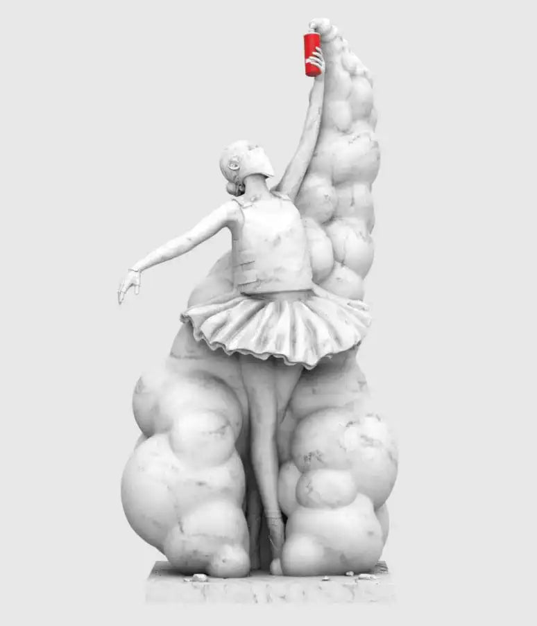 The Beauty of Rebellion by Abell Octovan Statue - Smalltinytoystore