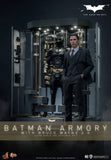 The Dark Knight Movie Masterpiece Actionfigur & Diorama 1/6 Batman Armory with Bruce Wayne (2.0) 30 cm - Smalltinytoystore