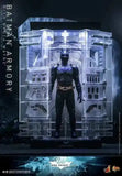 The Dark Knight Rises Movie Masterpiece & Diorama 1/6 Batman Armory with Bruce Wayne 30 cm HOT TOYS - Smalltinytoystore