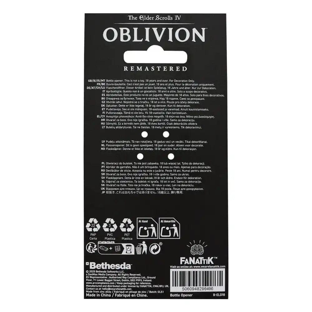 The Elder Scrolls IV: Oblivion Flaschenöffner Mehrune´s Razor - Smalltinytoystore