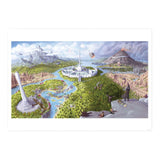 The Elder Scrolls IV: Oblivion Kunstdruck Imperial City 42 x 30 cm - Smalltinytoystore