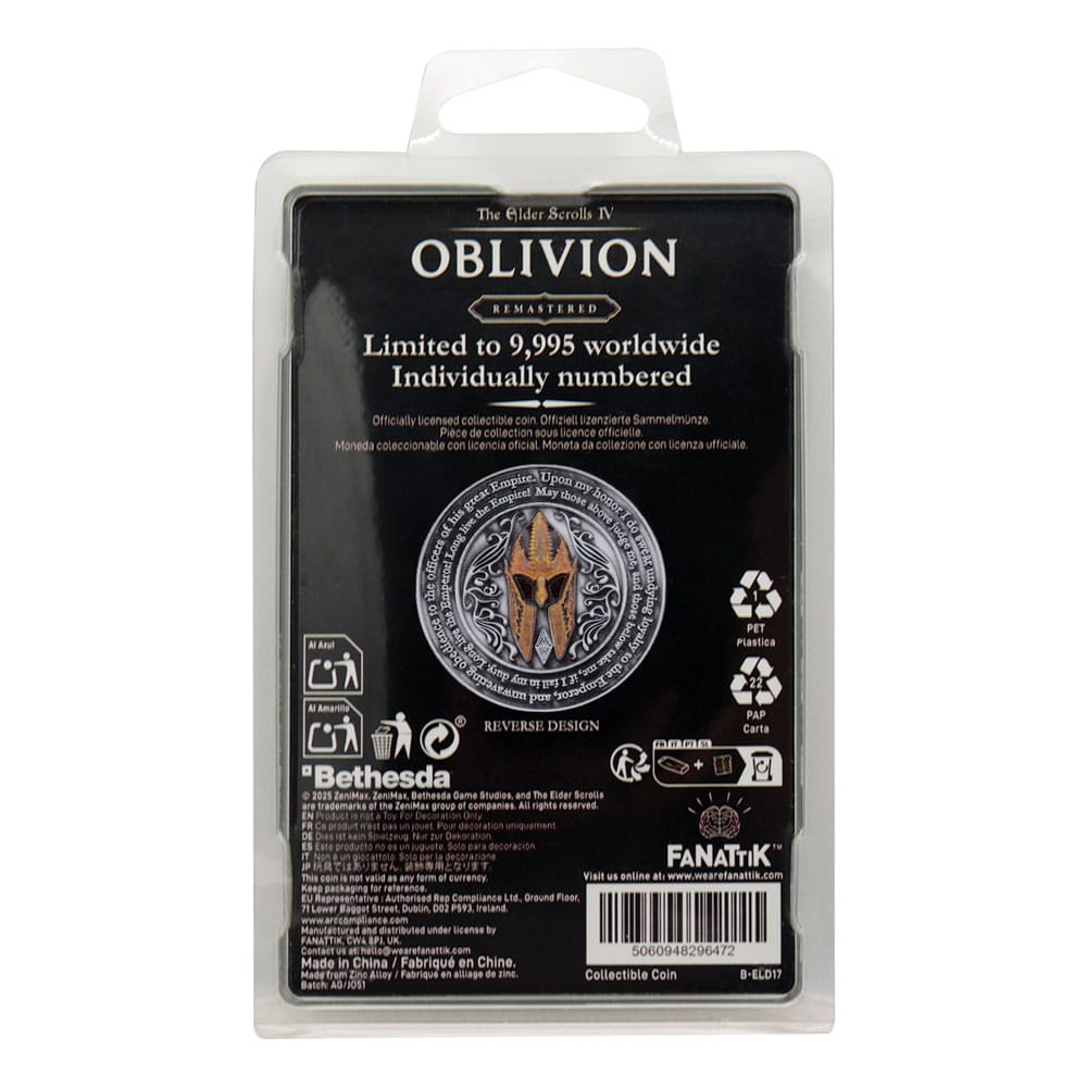 The Elder Scrolls IV: Oblivion Sammelmünze Imperial City - Smalltinytoystore