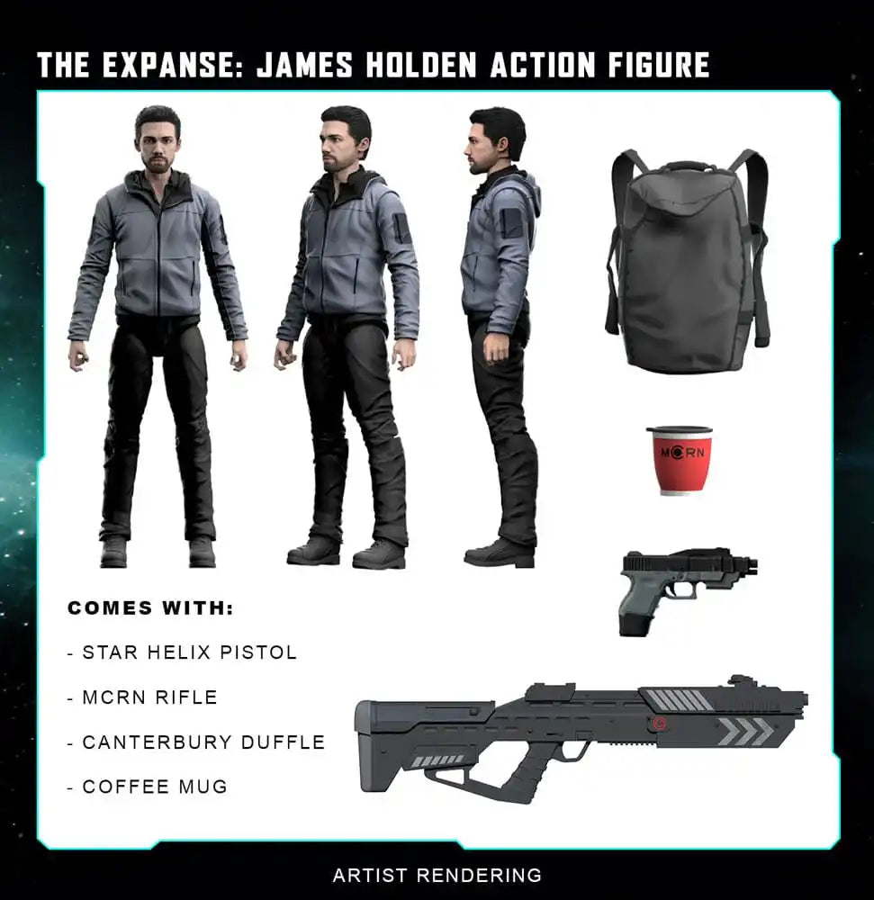 The Expanse Actionfigur James Holden 20 cm - Smalltinytoystore