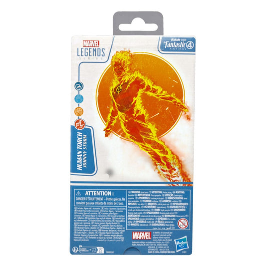 The Fantastic Four: First Steps Marvel Legends Actionfigur Human Torch 15 cm - Smalltinytoystore