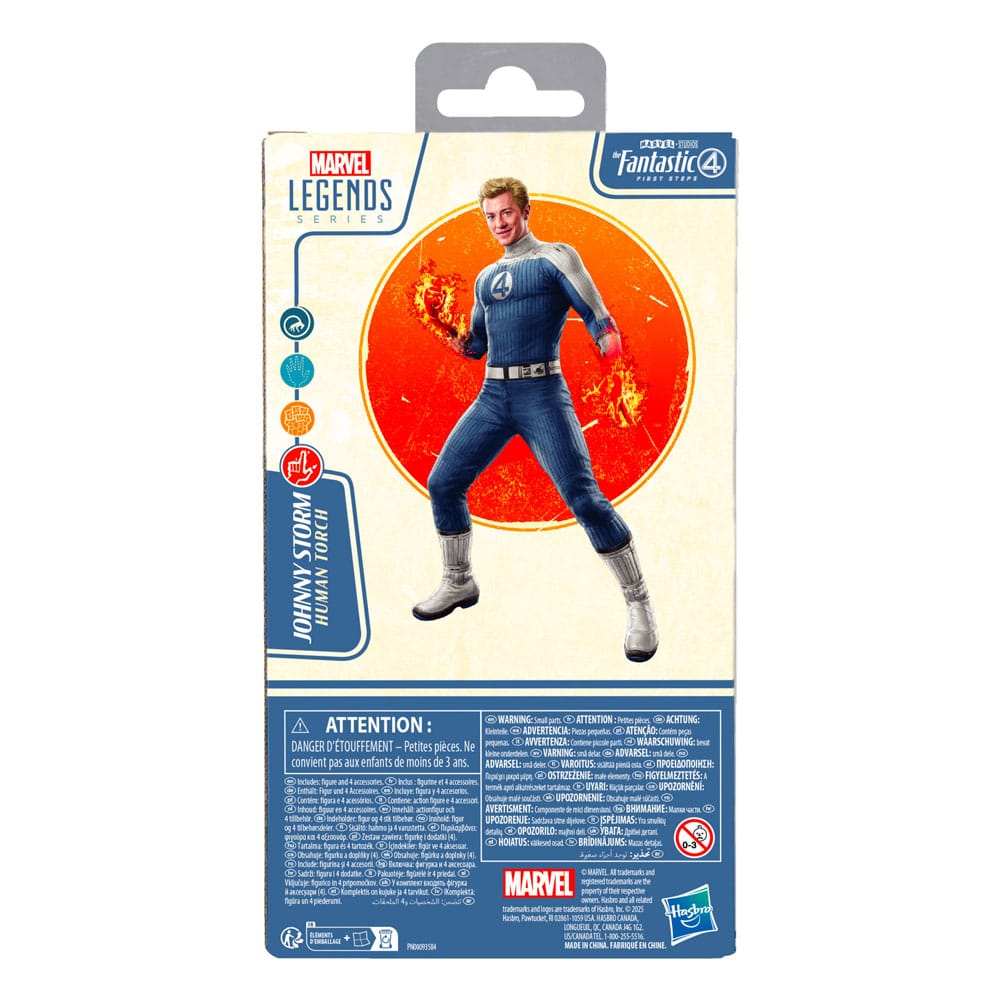 The Fantastic Four: First Steps Marvel Legends Actionfigur Johnny Storm 15 cm - Smalltinytoystore