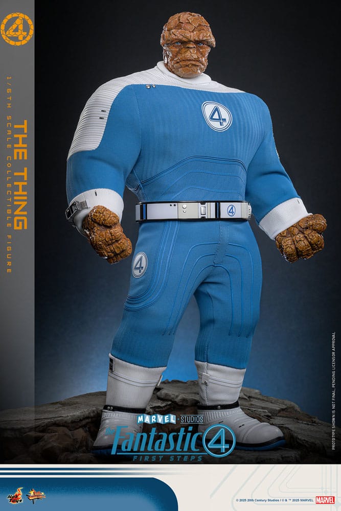 The Fantastic Four: First Steps Movie Masterpiece Actionfigur 1/6 The Thing 31 cm - Smalltinytoystore