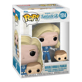 The Fantastic Four: First Steps POP! & Buddy Marvel Vinyl Figur Invisible Woman & Franklin 9 cm - Smalltinytoystore