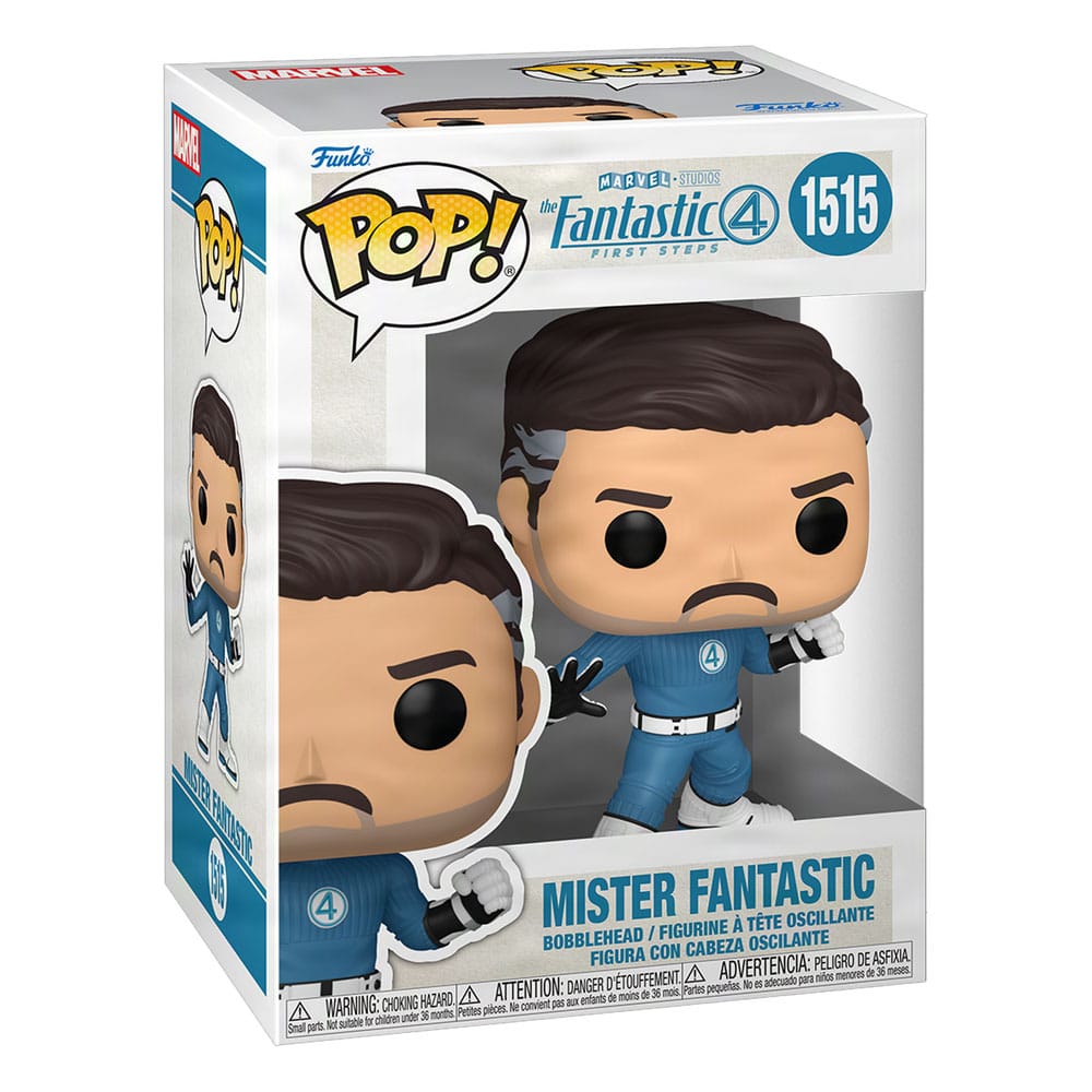 The Fantastic Four: First Steps POP! Marvel Vinyl Figur Mister Fantastic 9 cm - Smalltinytoystore