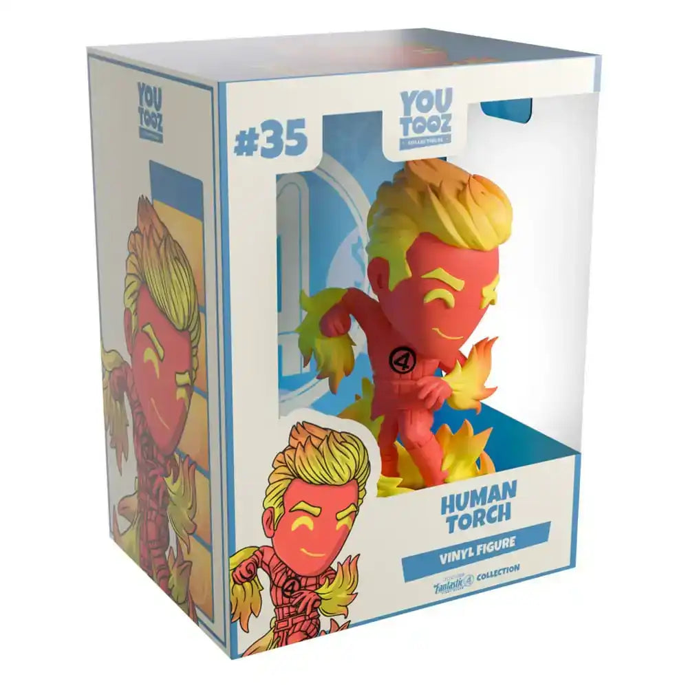 The Fantastic Four Vinyl Figur Human Torch 14 cm - Smalltinytoystore