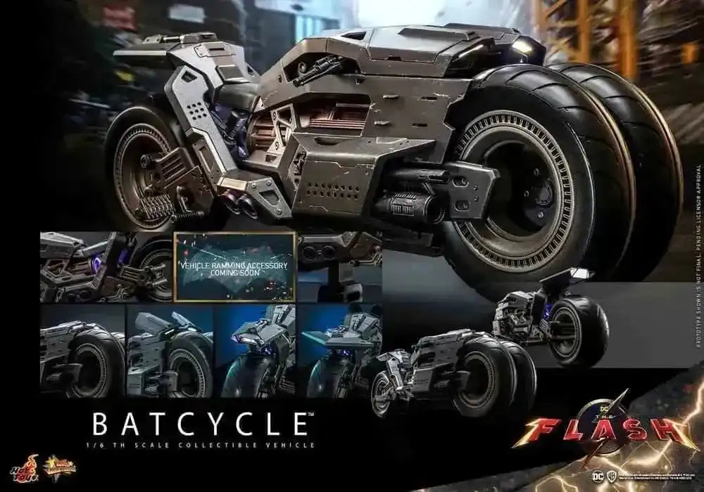 The Flash Movie Masterpiece Fahrzeug 1/6 Batcycle 56 cm HOT TOYS - Smalltinytoystore