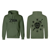 The Legend of Zelda Kapuzenpullover Logo And Shield Größe S - Smalltinytoystore