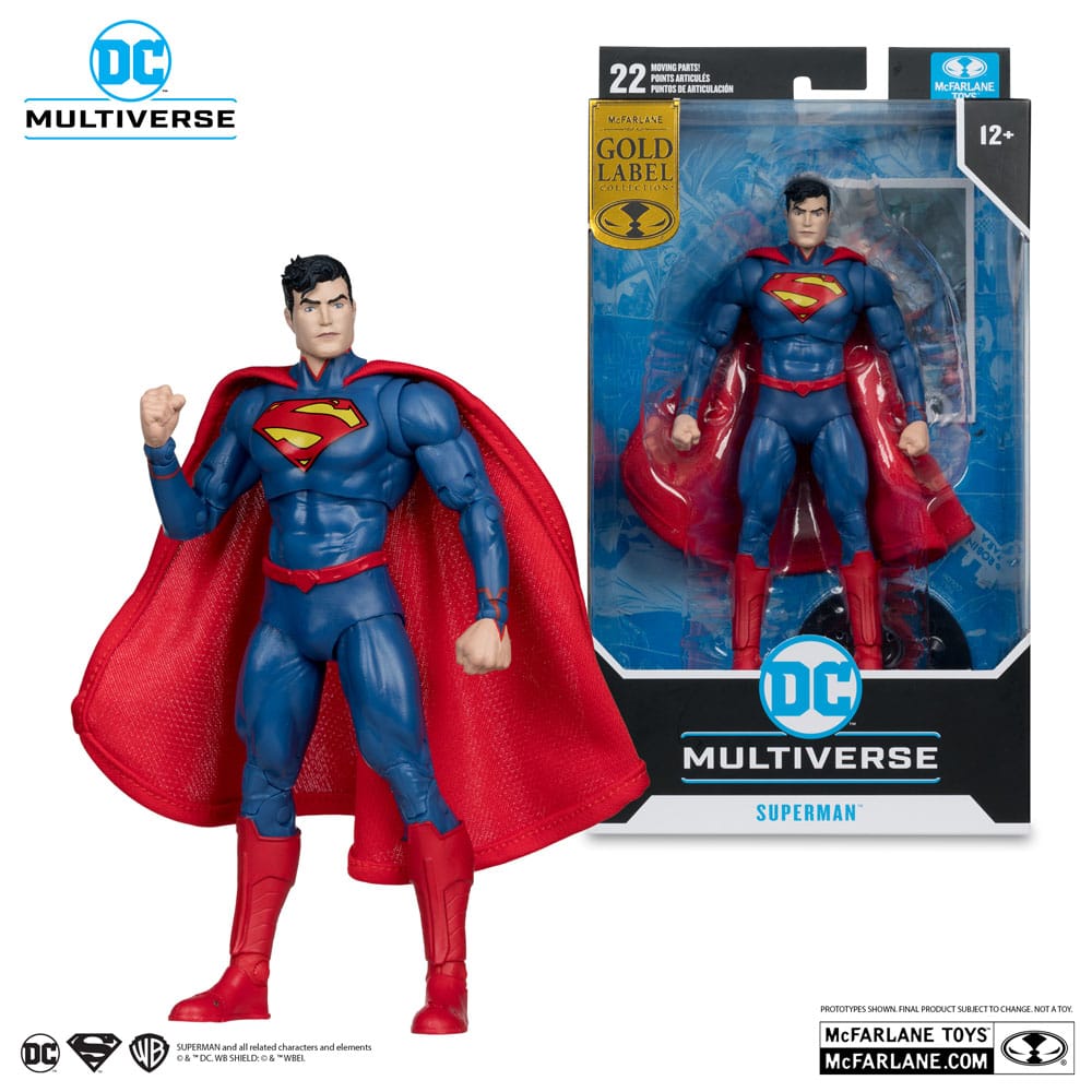 The New 52 DC Multiverse Actionfigur Superman (Gold Label) 18 cm - Smalltinytoystore
