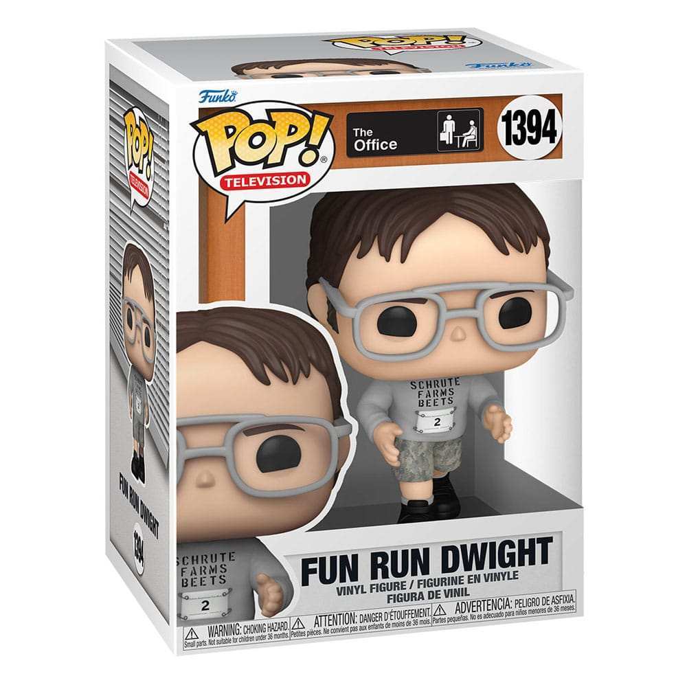 The Office US POP! TV Vinyl Figur Fun Run Dwight 9 cm - Smalltinytoystore