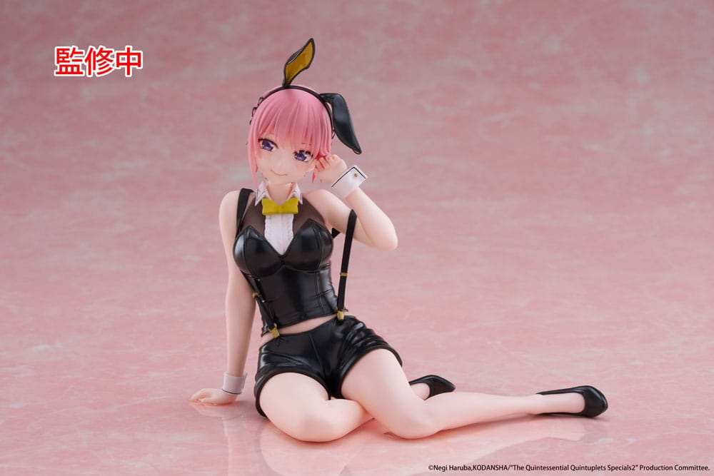 The Quintessential Quintuplets 3 PVC Statue Desktop Cute Figure Ichika Nakano Bunny Ver. 13 cm - Smalltinytoystore