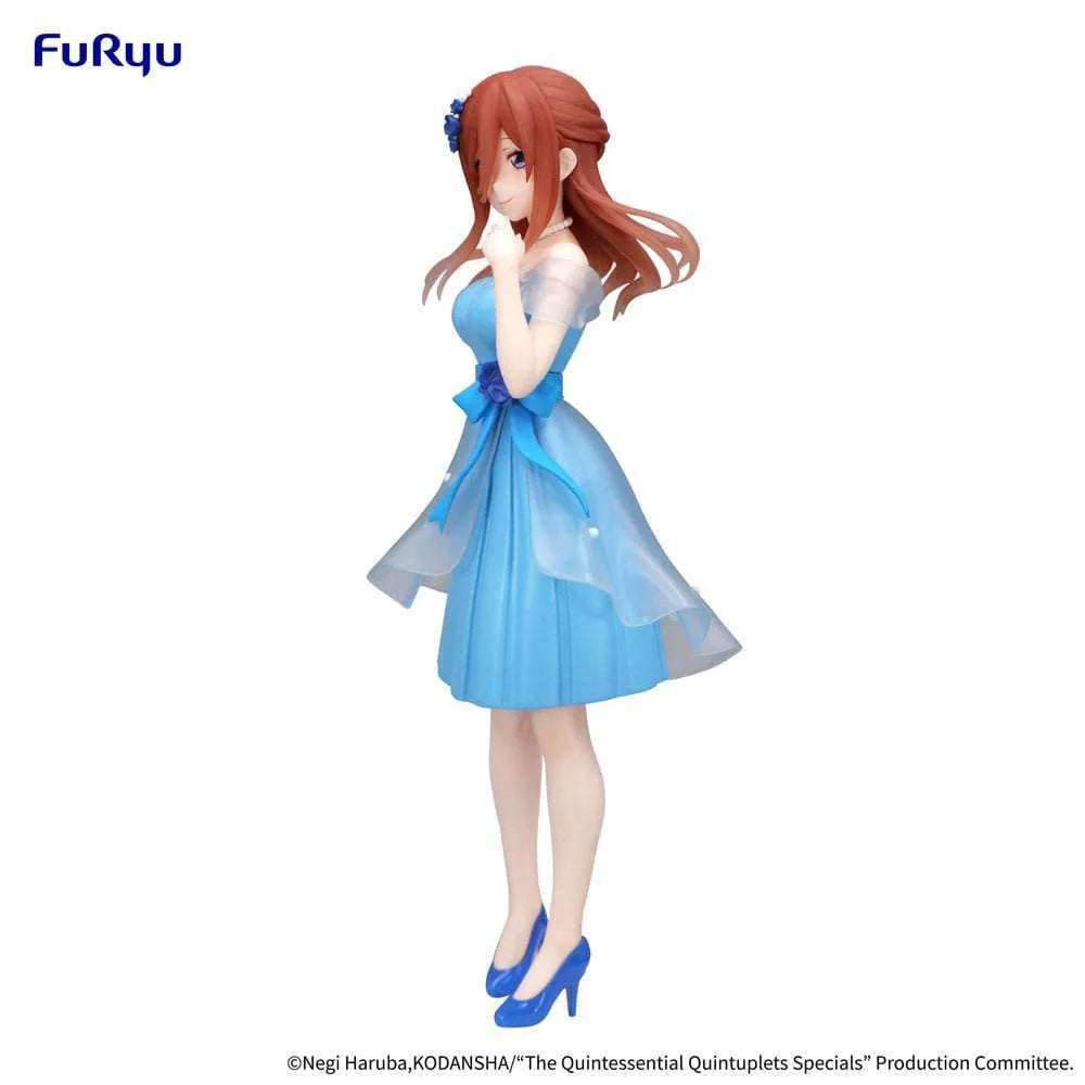 The Quintessential Quintuplets Trio-Try-iT PVC Statue Nakano Miku Pastel Dress Ver. 21 cm - Smalltinytoystore