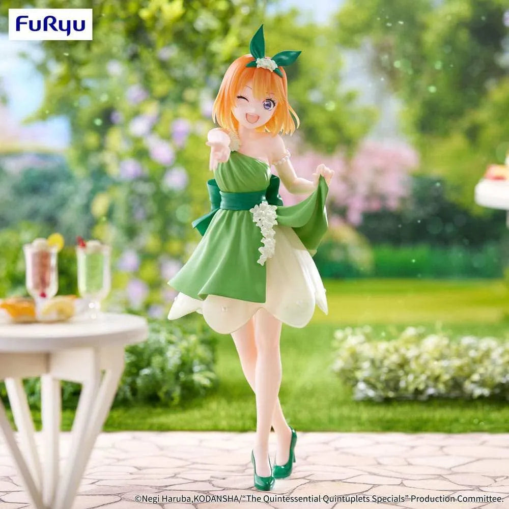 The Quintessential Quintuplets Trio-Try-iT PVC Statue Nakano Yotsuba Pastel Dress Ver. 22 cm - Smalltinytoystore