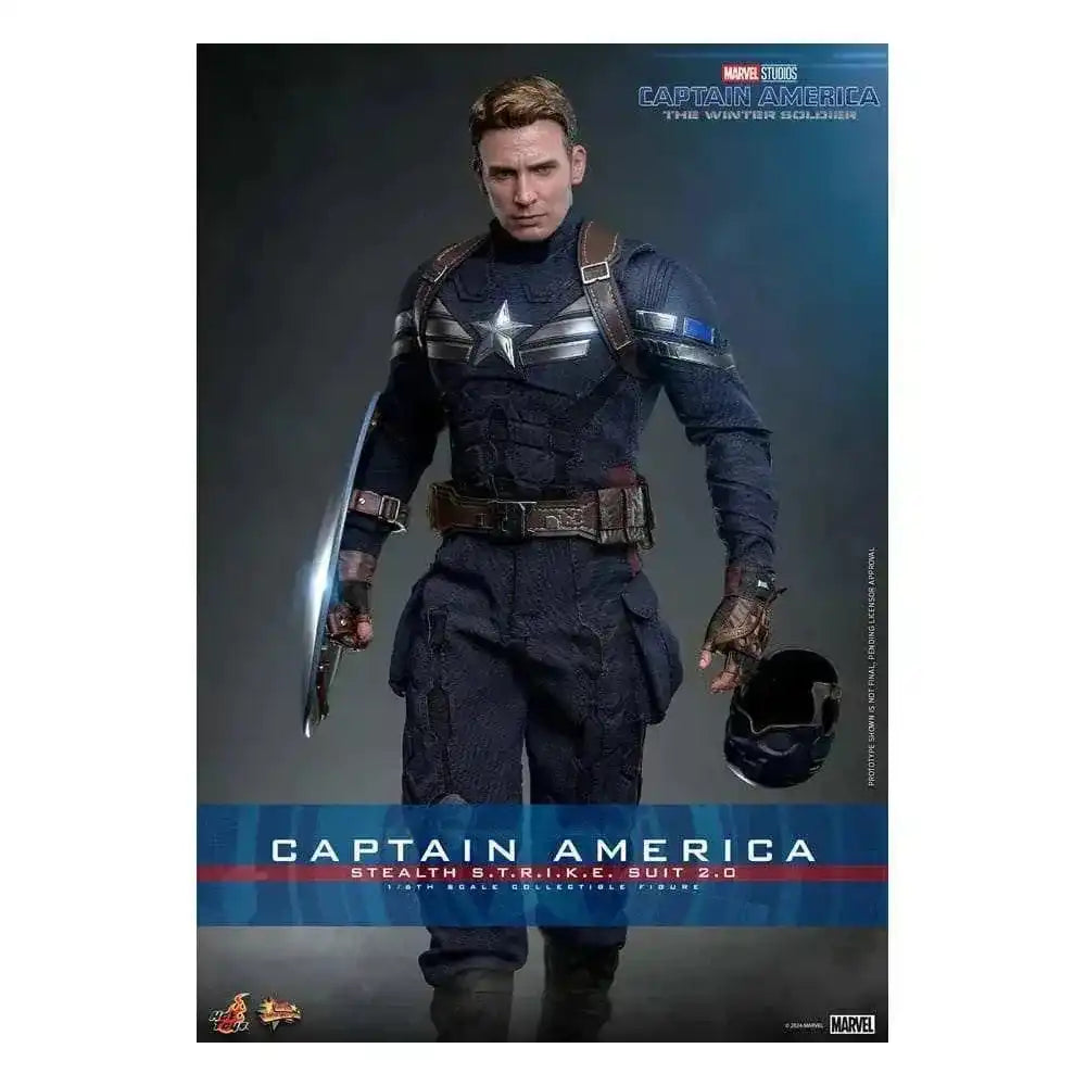 The Return of the First Avenger Movie Masterpiece 1/6 Captain America (Stealth S.T.R.I.K.E. Suit) 2.0 31 cm HOT TOYS - Smalltinytoystore