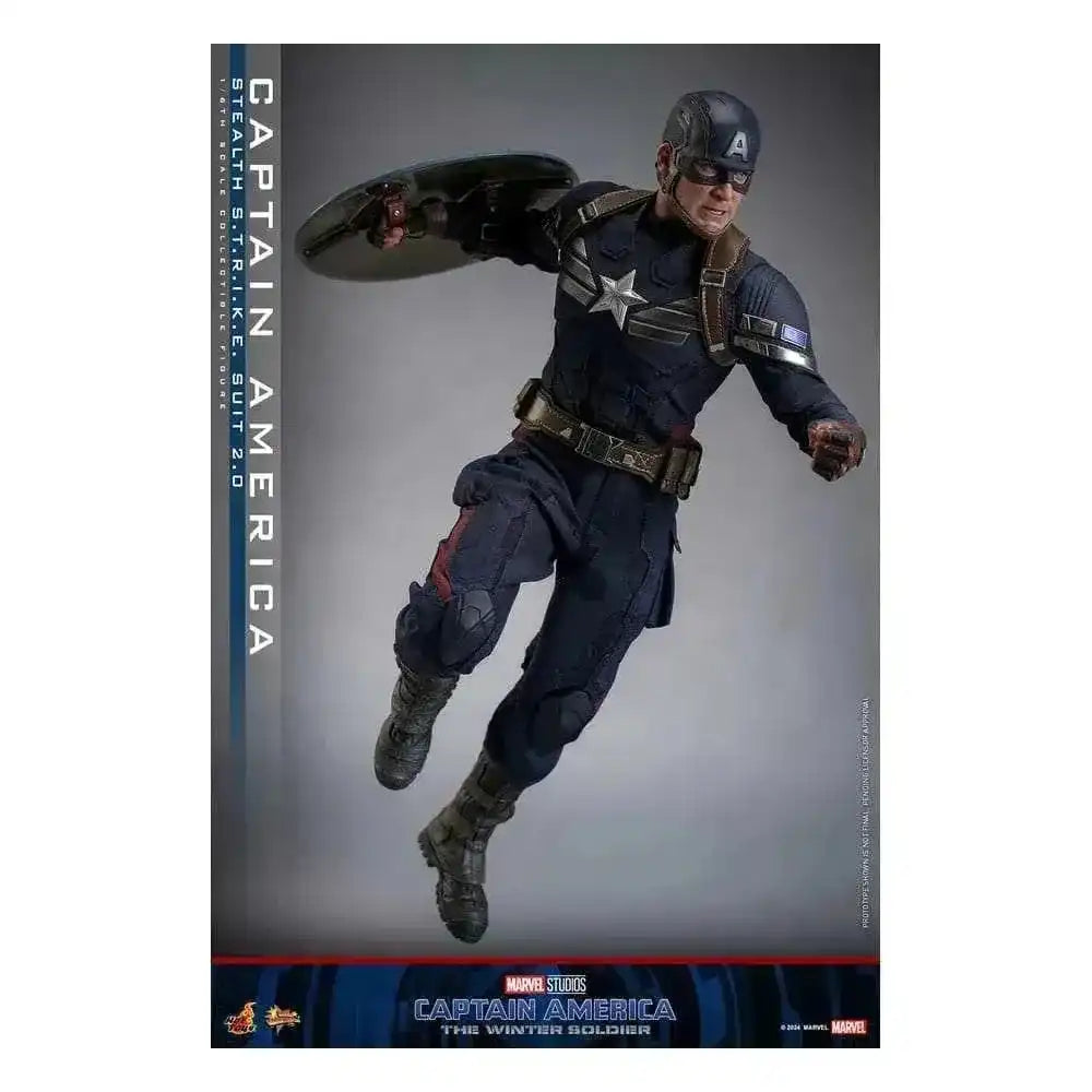 The Return of the First Avenger Movie Masterpiece 1/6 Captain America (Stealth S.T.R.I.K.E. Suit) 2.0 31 cm HOT TOYS - Smalltinytoystore