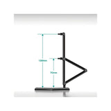 The Simple Stand Mini Nendoroid More Figurenständer Black Hex Type 3er-Pack - Smalltinytoystore