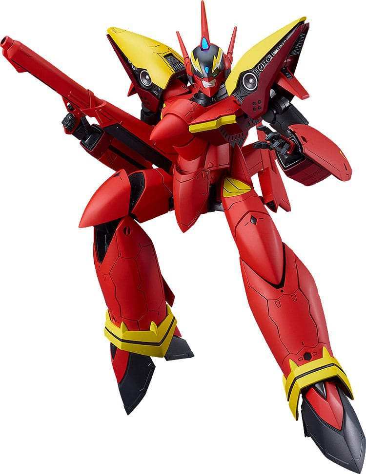 The Super Dimension Fortress Macross PLAMAX Plastic Model Kit 1/72 VF-19 Custom Fire Valkyrie (Basara Nekki Unit) 22 cm - Smalltinytoystore