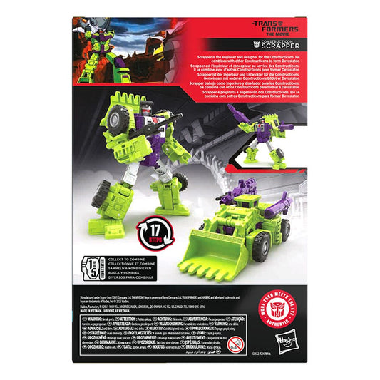 The Transformers: The Movie Generations Studio Series Voyager Class Actionfigur Constructicon Scrapper 16 cm - Smalltinytoystore