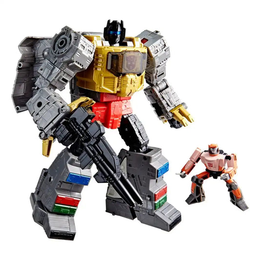 The Transformers: The Movie Studio Series Leader Class Actionfigur Dinobot Grimlock & Autobot Wheelie 22 cm - Smalltinytoystore