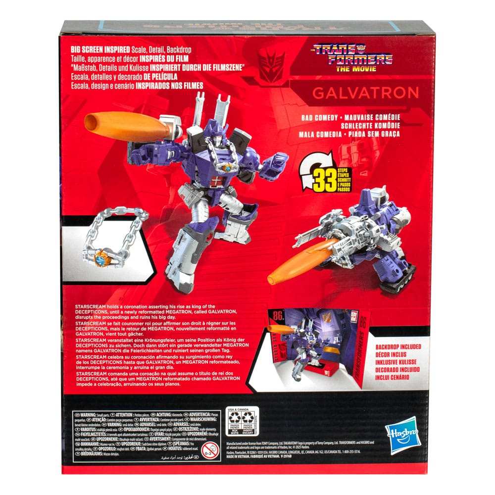 The Transformers: The Movie Studio Series Leader Class Actionfigur Galvatron 22 cm - Smalltinytoystore