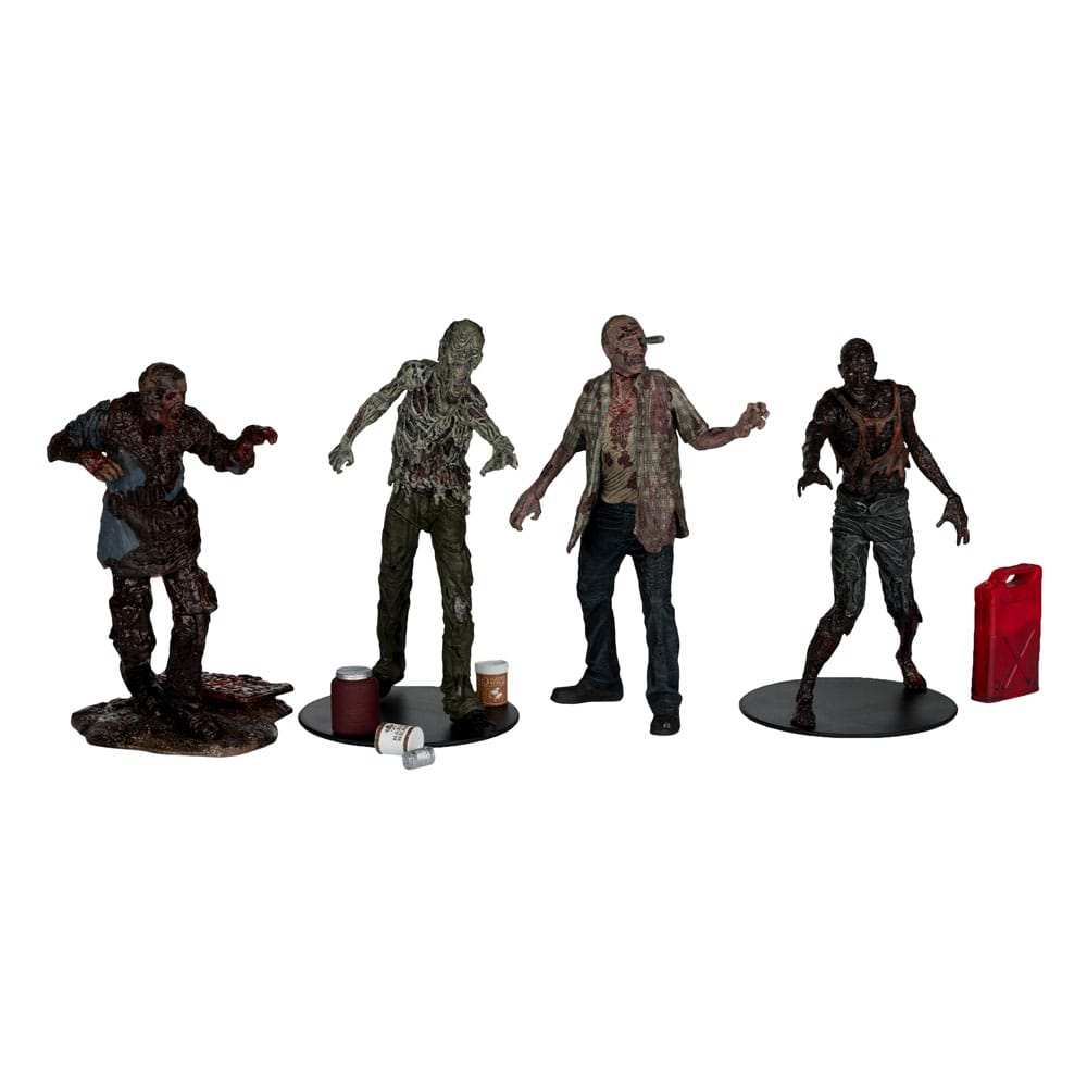 The Walking Dead Actionfiguren 4er-Pack Walkers 13 cm - Smalltinytoystore