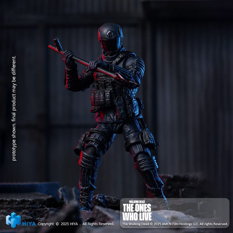 The Walking Dead: The Ones Who Lived Exquisite Mini Actionfigur 1/18 CRM Soldier 10 cm - Smalltinytoystore
