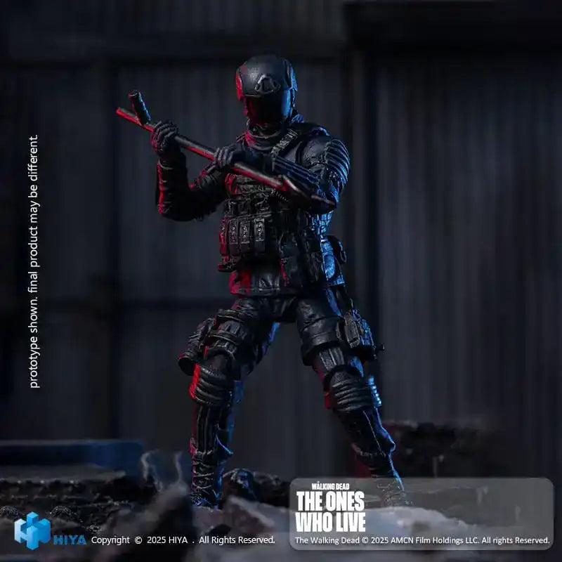 The Walking Dead: The Ones Who Lived Exquisite Mini Actionfigur 1/18 CRM Soldier 10 cm - Smalltinytoystore