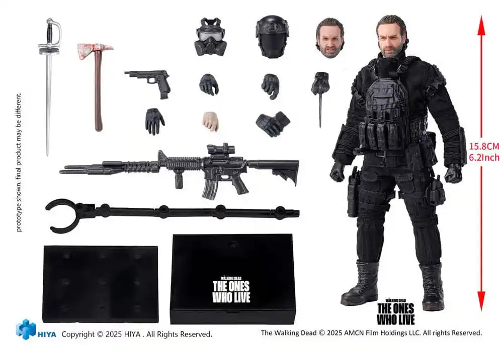 The Walking Dead: The Ones Who Lived Exquisite Super Series Actionfigur 1/12 Rick 16 cm - Smalltinytoystore