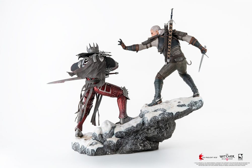 The Witcher 3: Wild Hunt Statue 1/6 Diorama Geralt vs Eredin 50 cm - Smalltinytoystore