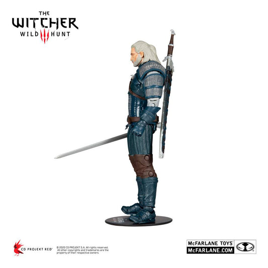 The Witcher Actionfigur Geralt of Rivia (Viper Armor: Teal Dye) 18 cm - Smalltinytoystore