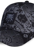 The Witcher Baseball Logo Black