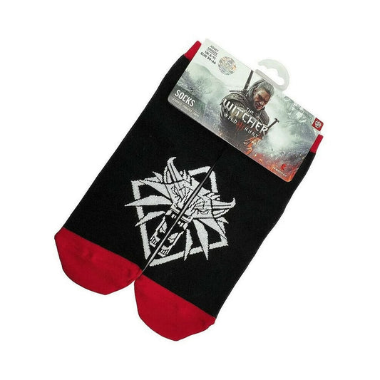 The Witcher III: Wild Hunt Sneaker Socken (Größe 39-46) Wolf - Smalltinytoystore