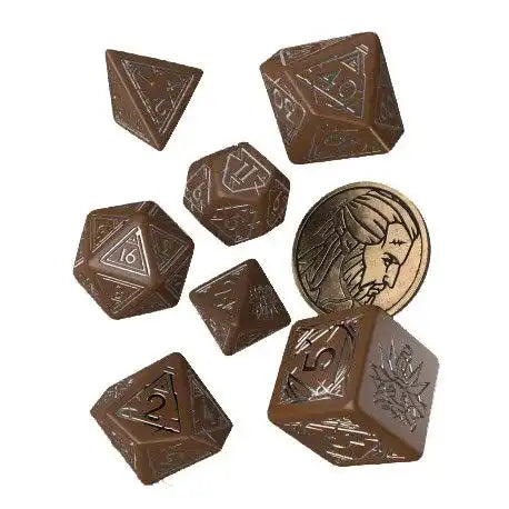 The Witcher Würfel Set Geralt Roach's Companion (7) - Smalltinytoystore