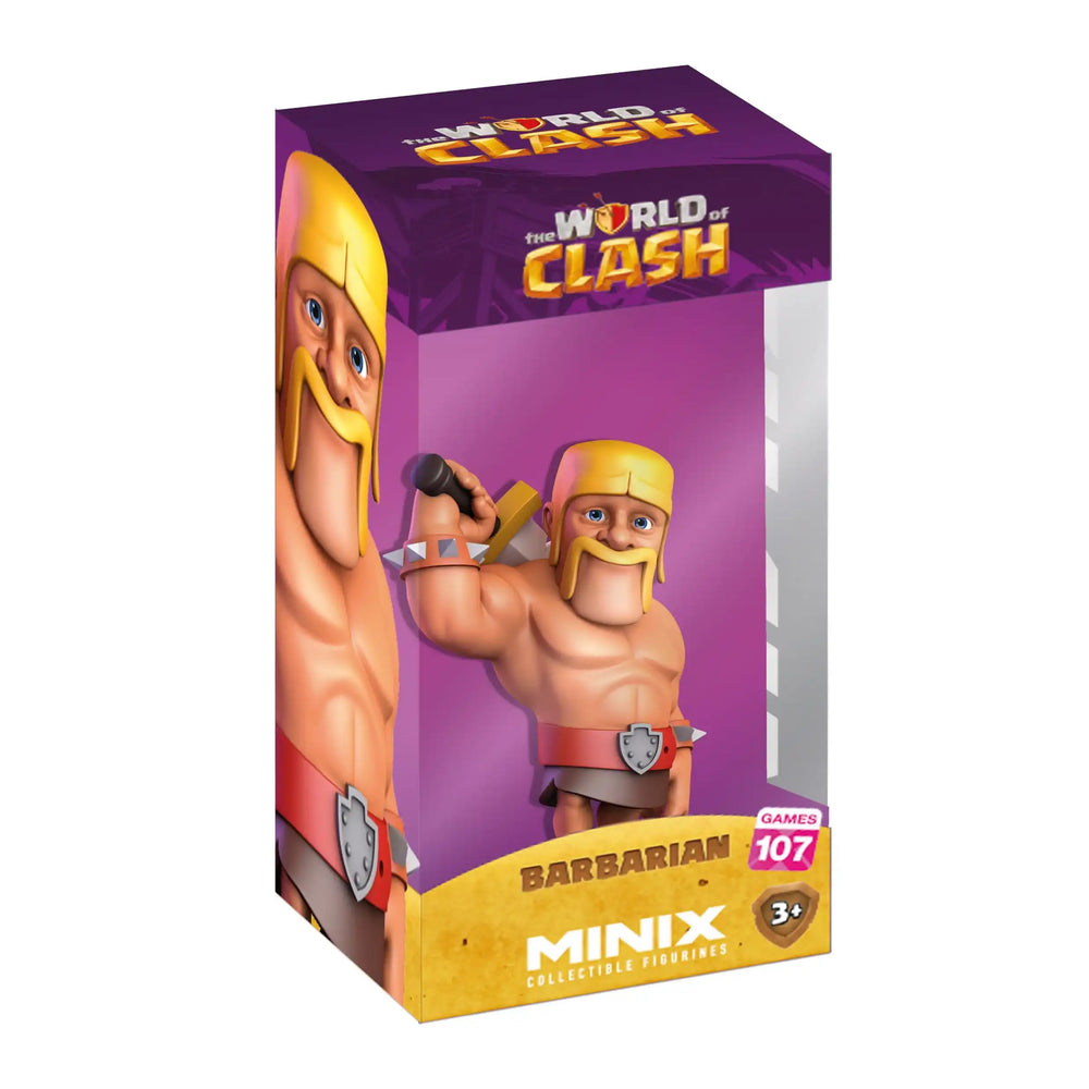 The World of Clash Minix Figur Clash of Clans Barbare 12 cm - Smalltinytoystore
