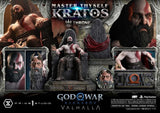 Throne Legacy God of War Series Statue 1/3 Ragnarok Master Thyself Kratos 67 cm